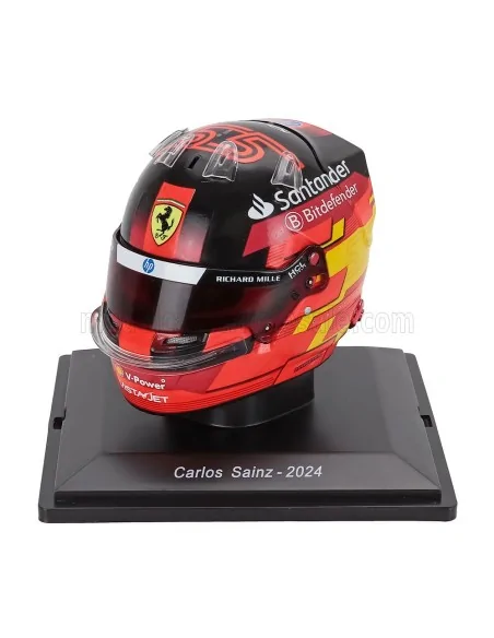 1/5 F1 CASCO CARLOS SAINZ TEAM SCUDERIA FERRARI SF-24 SEASON 2024 E152 CASCHI PILOTI 1/5
