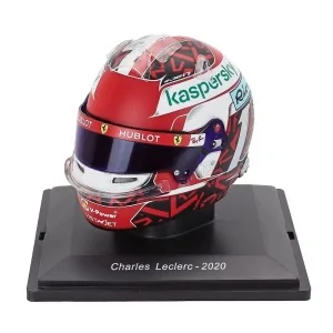 1/5 F1 CASCO CHARLES LECLERC TEAM SCUDERIA FERRARI SF1000 SEASON 2020 E154 CASCHI PILOTI 1/5
