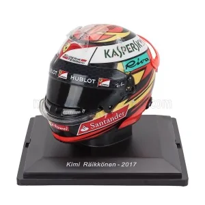 1/5 F1 CASCO KIMI RAIKKONEN TEAM FERRARI SF70H SEASON 2017 E155 CASCHI PILOTI 1/5