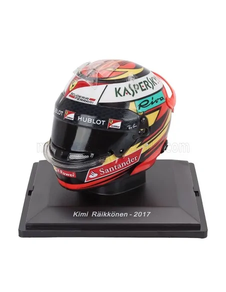 1/5 F1 CASCO KIMI RAIKKONEN TEAM FERRARI SF70H SEASON 2017 E155 CASCHI PILOTI 1/5