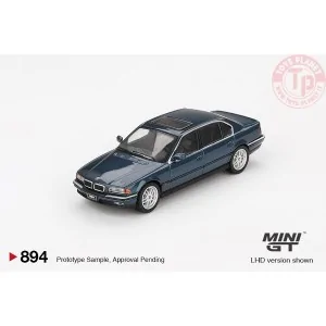 BMW 750 IL (E39) SORRENTO BLUE METALLIC 1998 1:64 MGT00894-L MINI GT