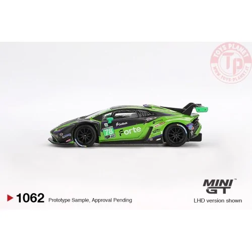 1:64 LAMBORGHINI HURACAN GT3 EVO2 n78 FORTE RACING DAYTONA 24 HRS 2024 MGT01062-L MINI GT