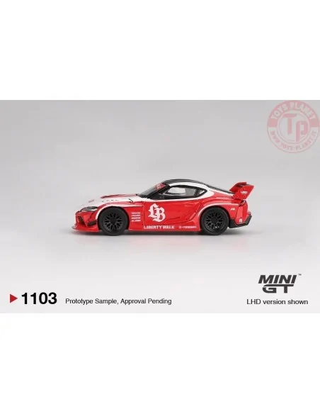 1:64 TOYOTA GR SUPRA LB-WORKS RED/WHITE 2025 MGT01103-L Mini Gt