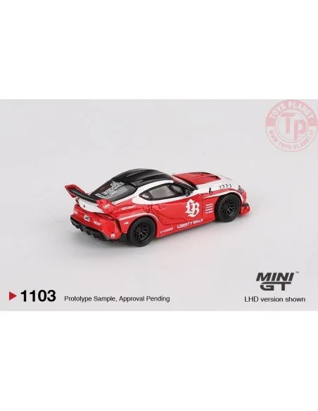 1:64 TOYOTA GR SUPRA LB-WORKS RED/WHITE 2025 MGT01103-L Mini Gt