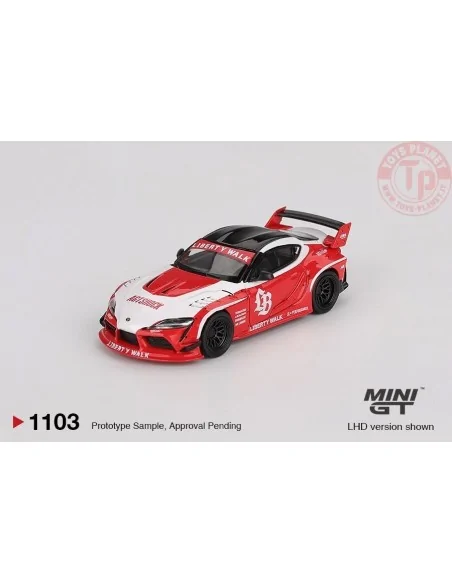 1:64 TOYOTA GR SUPRA LB-WORKS RED/WHITE 2025 MGT01103-L Mini Gt
