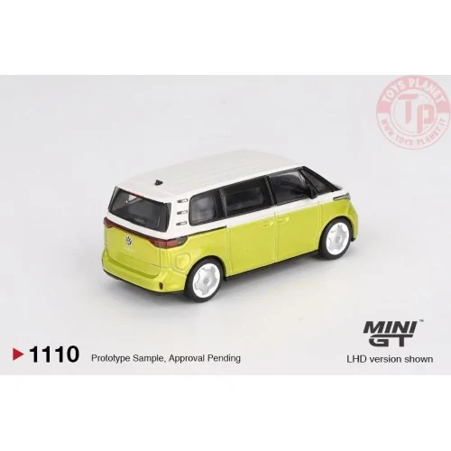 1:64 VOLKSWAGEN ID.BUZZ CANDY WHITE - POMELO YELLOW 2023 MGT01110-L Mini Gt
