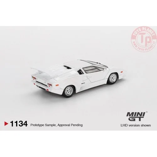 1:64 LAMBORGHINI COUNTACH 25TH ANNIVERSARY WHITE 1989 MGT01134-L Mini Gt