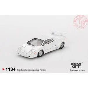1:64 LAMBORGHINI COUNTACH 25TH ANNIVERSARY WHITE 1989 MGT01134-L MINI GT