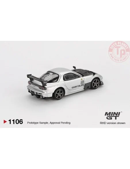 1:64 MAZDA RX7 (FD3S) RE-AMAMIYA SILVER METALLIC 2004 MGT01106-L Mini Gt