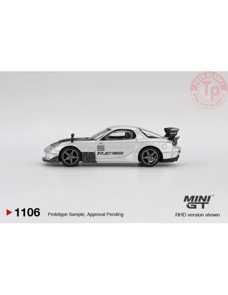 1:64 MAZDA RX7 (FD3S) RE-AMAMIYA SILVER METALLIC 2004 MGT01106-L Mini Gt