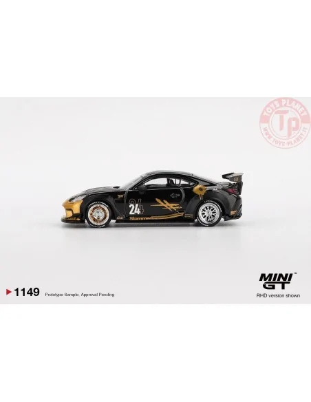 1/64 TOYOTA GR SUPRA LB-NATION BLACK & GOLD 2025 MGT01149-R MINI GT