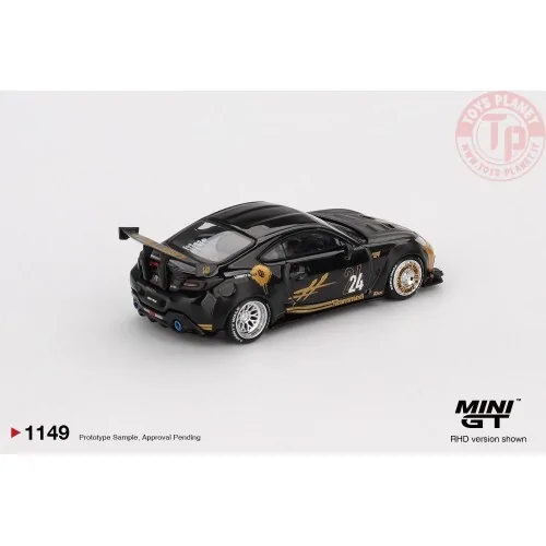 1/64 TOYOTA GR SUPRA LB-NATION BLACK & GOLD 2025 MGT01149-R MINI GT