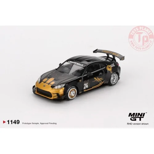 1/64 TOYOTA GR SUPRA LB-NATION BLACK & GOLD 2025 MGT01149-R MINI GT