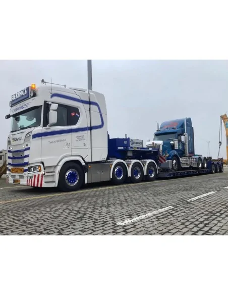 1/50 Twan Bierings Scania NGS Highline 8x4 con pianale ribassato Broshuis a 3 assi TEKNO 91064 TEKNO 1/50 Twan Bierings Scania NGS Highline 8x4 con pianale ribassato Broshuis a 3 assi TEKNO 91064 TEKNO
