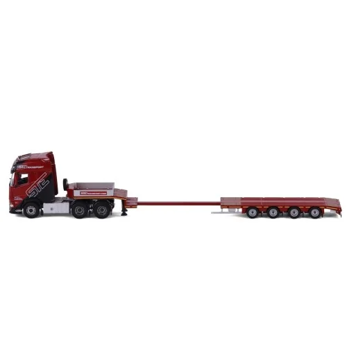 1/50 STE Nieuwleusen DAF XG+ Semi low loader 4 axle CAVALLINO 20-1316 CAVALLINO