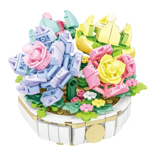 Vaso con piante grasse 249pz CUB81 CUBIX