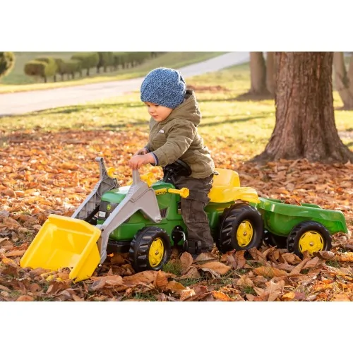 Trattore a pedali John Deere con pala e rimorchio ROLLY TOYS 023110 ROLLY TOYS
