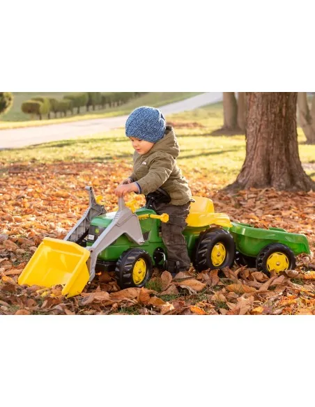 Trattore a pedali John Deere con pala e rimorchio ROLLY TOYS 023110 ROLLY TOYS