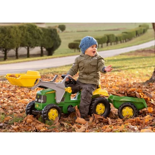 Trattore a pedali John Deere con pala e rimorchio ROLLY TOYS 023110 ROLLY TOYS