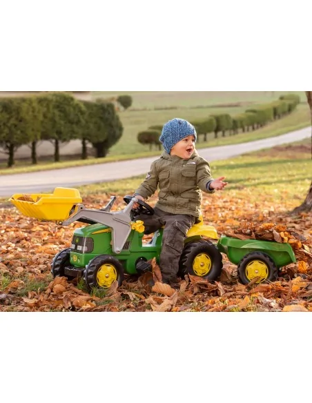 Trattore a pedali John Deere con pala e rimorchio ROLLY TOYS 023110 ROLLY TOYS
