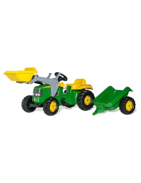 Trattore a pedali John Deere con pala e rimorchio ROLLY TOYS 023110 ROLLY TOYS