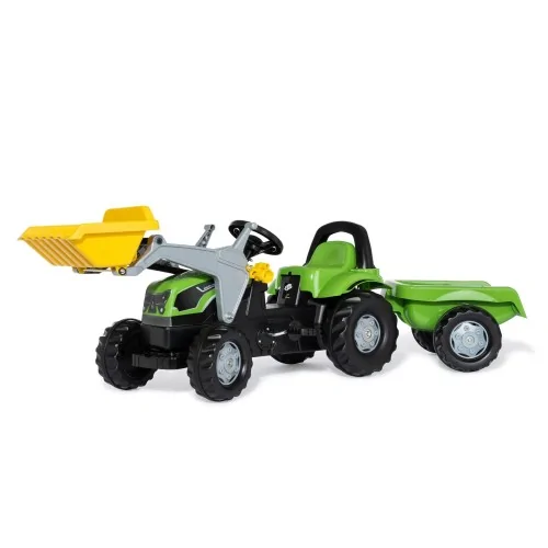 Trattore a pedali Deutz-Fahr 5115 TB con pala e rimorchio ROLLY TOYS 023196 ROLLY TOYS