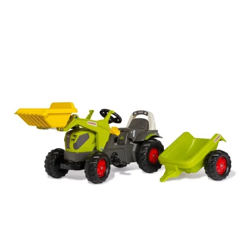 Trattore a pedali CLAAS AXOS 240 con pala e rimorchio ROLLY TOYS 025169 ROLLY TOYS