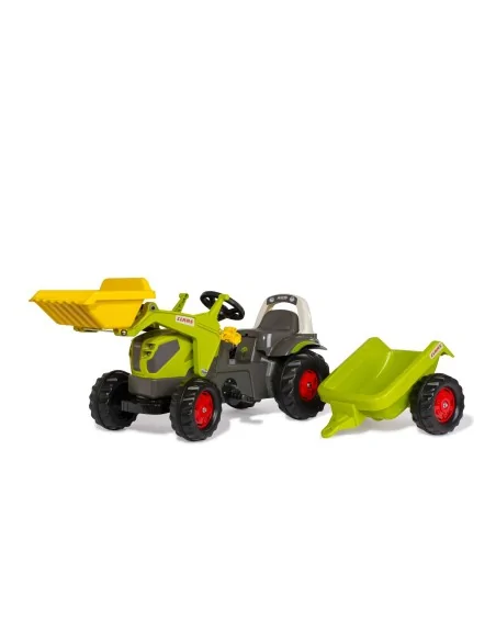 Trattore a pedali CLAAS AXOS 240 con pala e rimorchio ROLLY TOYS 025169 ROLLY TOYS