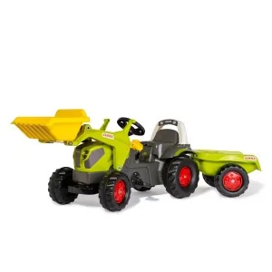 Trattore a pedali CLAAS AXOS 240 con pala e rimorchio ROLLY TOYS 025169 ROLLY TOYS