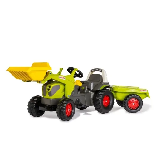 Trattore a pedali CLAAS AXOS 240 con pala e rimorchio ROLLY TOYS 025169 ROLLY TOYS