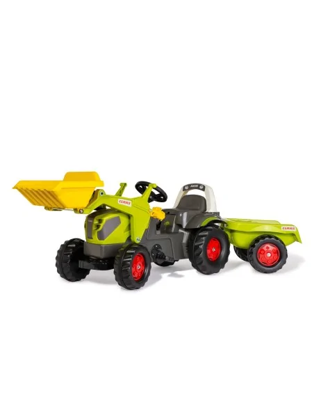 Trattore a pedali CLAAS AXOS 240 con pala e rimorchio ROLLY TOYS 025169 ROLLY TOYS