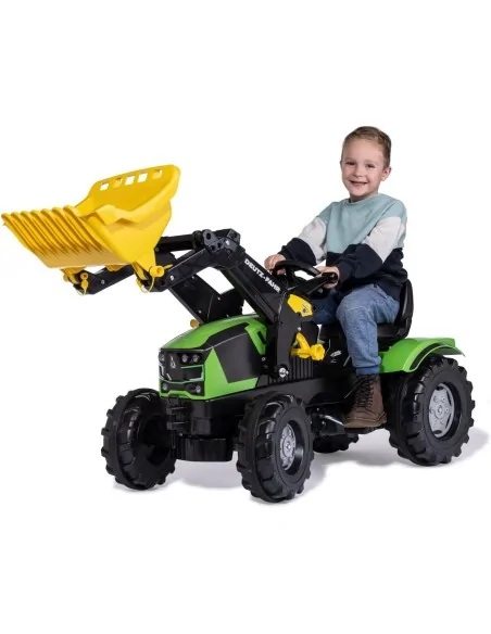 Trattore a pedali DEUTZ-FAHR 5120 con pala ROLLY TOYS 611201 ROLLY TOYS