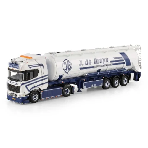 SCANIA R HIGHLINE CR20H 4X2 TIPPER BULK TRAILER - 3 AXLE Joey Verbaan WSI 01-4847 WSI MODELS