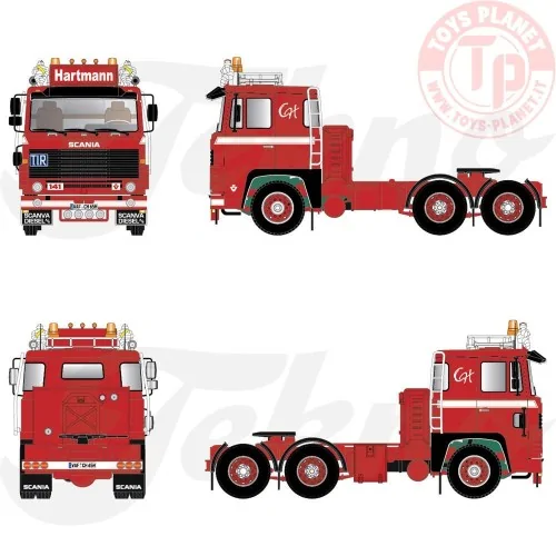 Scania 141 4x2 Hartmann 1:50 TEKNO 88539 TEKNO