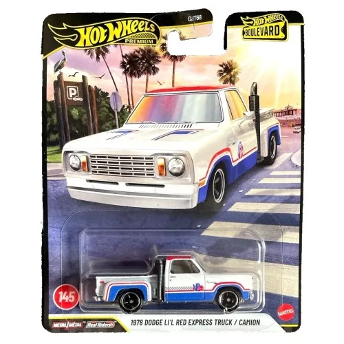 1/64 1978 Dodge Lil Red Express Truck HOT WHEELS JHW27 HOT WHEELS