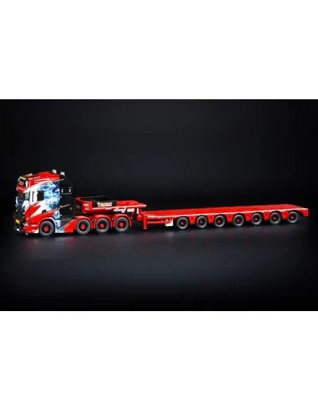 1/50 Tapani Trucking Scania S Serie High Roof 8x4 with Nooteboom MCO Semi Low Loader 7 Axle IMC MODELS 32-0263 IMC MODELS