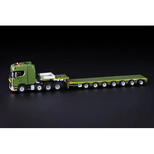 1/50 Scania S Serie semi low loader 7 axle Olive Green IMC MODELS 33-0217 IMC MODELS