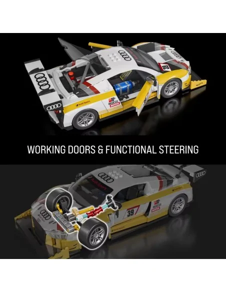 1/16 ‘15 Audi R8 Lms 820pz MATTEL BRICKS JFT18 MATTEL COSTRUZIONI