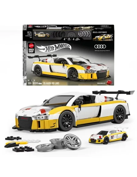 1/16 ‘15 Audi R8 Lms 820pz MATTEL BRICKS JFT18 MATTEL COSTRUZIONI