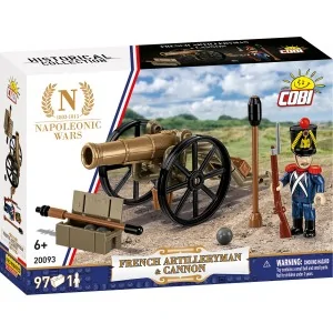 Napeleon French Artilleryman & Cannon COBI 20093 COBI