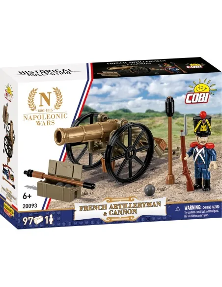 Napeleon French Artilleryman & Cannon COBI 20093 COBI