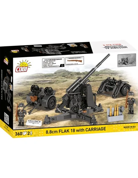 8.8Cm Flak With Carriage COBI 3140 COBI