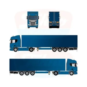1/50 Scania Brand Boost Scania Super 560R 4x2 con rimorchio centinato TEKNO 91368 TEKNO