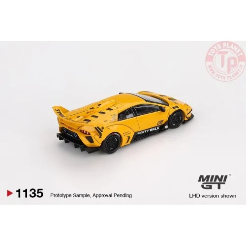 1:64 LAMBORGHINI MURCIELAGO LB SILHOUETTE WORKS GT EVO YELLOW 2025 MGT01135-L Mini Gt