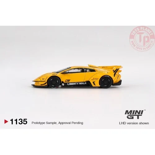1:64 LAMBORGHINI MURCIELAGO LB SILHOUETTE WORKS GT EVO YELLOW 2025 MGT01135-L Mini Gt