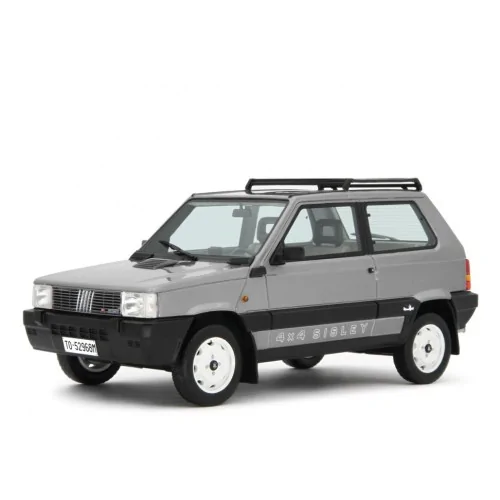 1/18 Fiat Panda 4x4 Sisley 2 1989 Grigio metallizzato LM144C2 LAUDORACING