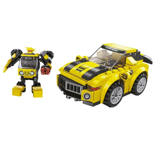Auto gialla transformer 118pz CUB133 CUBIX