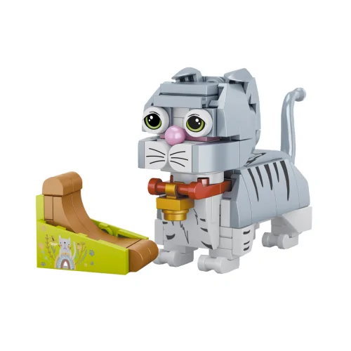 Gatto grigio 131pz CUB137 CUBIX