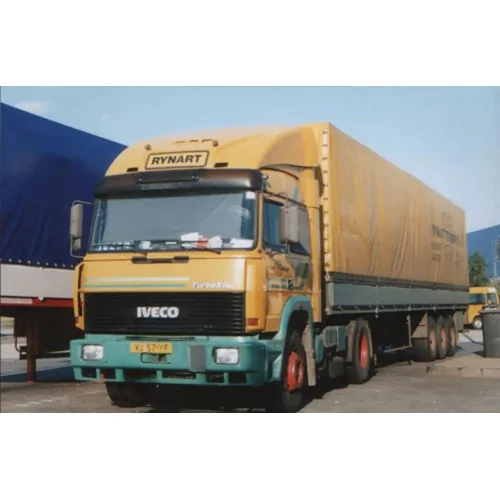 1/50 Rynart Iveco Turbostar con semirimorchio classico a 3 assi centinato TEKNO 87401 TEKNO