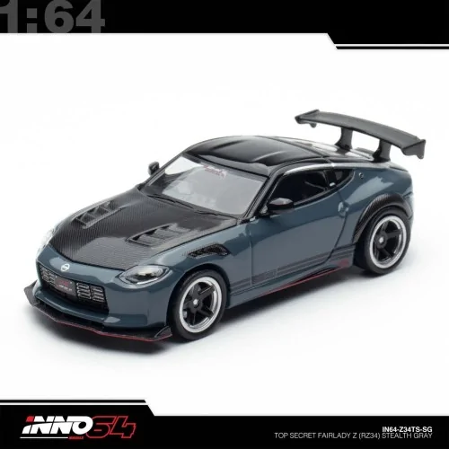 1/64 TOP SECRET FAIRLADY Z (RX34) Grigio Stealth IN64-Z34TS-SG INNO MODELS